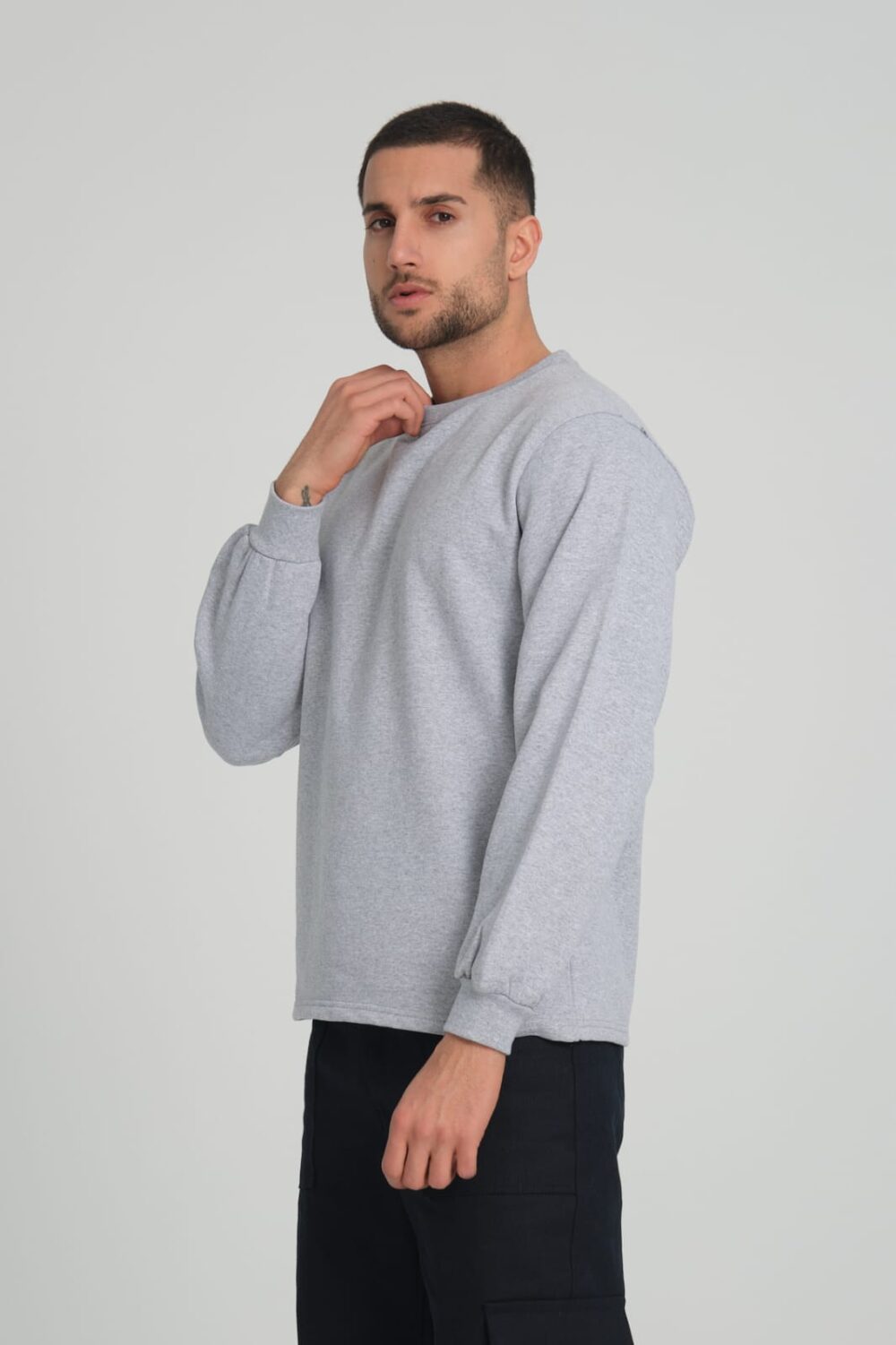 2 İplik Sweatshirt (0 Yaka) - Görsel 6