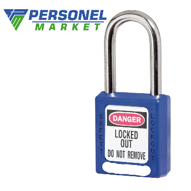 🛑 LOTO Uyumlu: 38 mm Çelik Emniyet Asma Kilit (EKED Uyumlu) Makine ve Enerji İzolasyonu için İş Güvenliği Standardı - Görsel 3